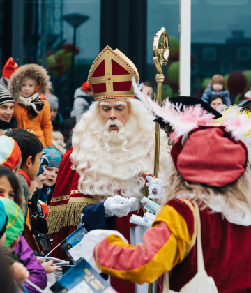 Sinterklaasviering bij De Zilvermeeuw.