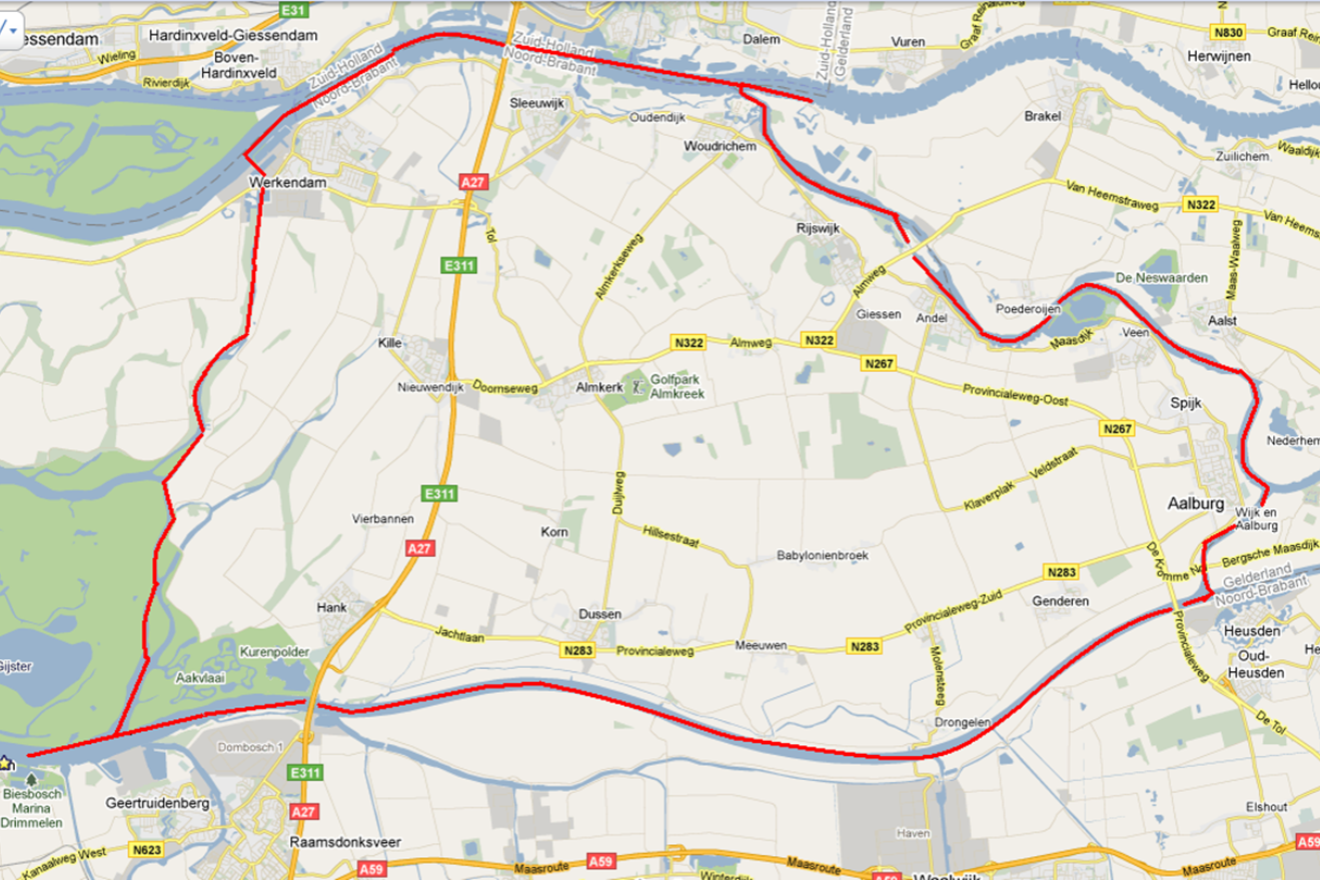 Rondje land van Heusden en Altena met Rondvaartbedrijf Zilvermeeuw