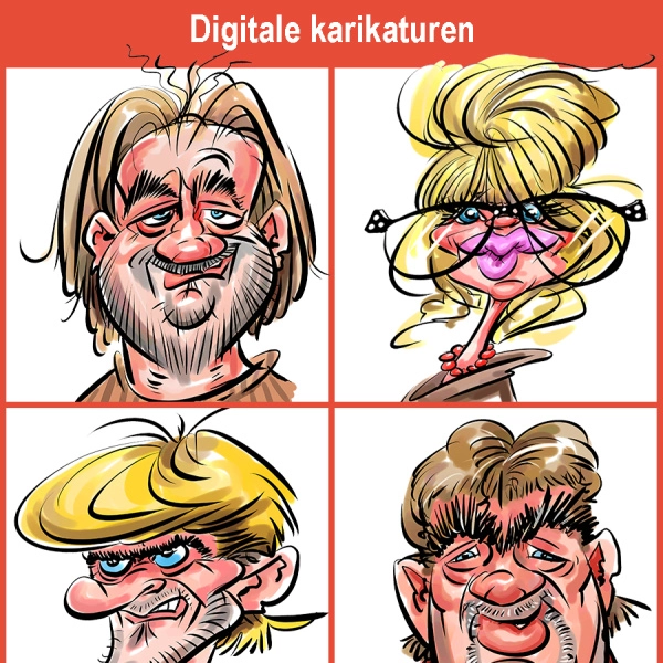 Karikaturist; Johan van Dam